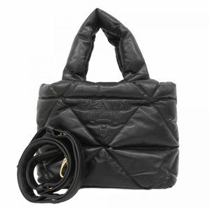 Prada handbag in nappa leather, black, for women